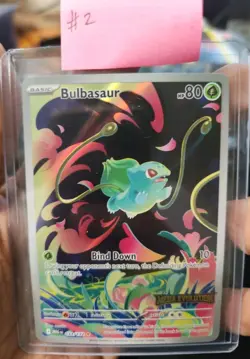 Pokemon: Bulbasaur 133/132 NM Holofoil MEG ME01: Mega Evolution | Stamped - Image 1