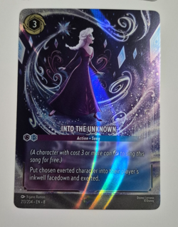 Disney Lorcana Reign of Jafar RoJ Enchanted Into the Unknown English Rare - Image 2