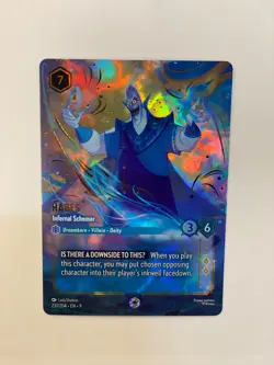 Disney Lorcana - Hades Infernal Schemer (Enchanted) - Fabled 237/204 Full Art - Image 1
