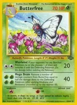 Pokemon Butterfree (33/67) Jungle NM - Image 1