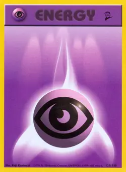 Pokemon Psychic Energy (129/132) Base Set 2 MP - Image 1