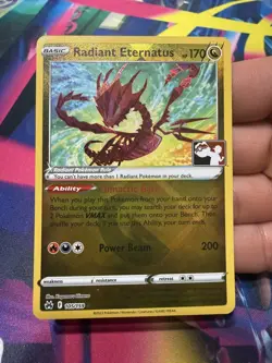 Radiant Eternatus Pokemon Prize Pack Series 3 Promo Pokemon Card Near Mint NM - Image 1