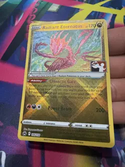Radiant Eternatus Pokemon Prize Pack Series 3 Promo Pokemon Card Near Mint NM - Image 2