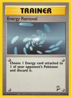Pokemon Energy Removal (119/132) Base Set 2 MP - Image 1