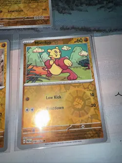 3x Pokemon Shiny Cards Garganacl 104/182, Ting-lu 109/182 And Mienfoo 096/182 - Image 4