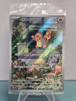Pokemon TCG Charmander SVP 044 Sealed Pokemon Center Stamped Black Star Promo - Image 1
