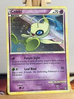 Celebi Holo 3/102 HGSS Triumph Englisch NM Pokemon - Image 1