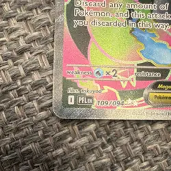 Pokemon Mega Charizard X EX 109/094 Me02: Phantasmal Flames Full Art Holo - Image 2