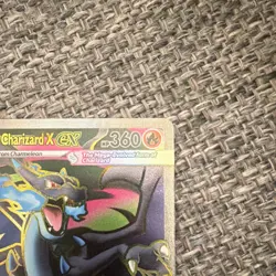 Pokemon Mega Charizard X EX 109/094 Me02: Phantasmal Flames Full Art Holo - Image 4