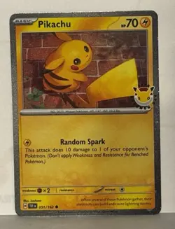 Pikachu 51/162 2026 Pokemon Day 30th Anniversary Promo PACK FRESH NM/M Fast Ship - Image 1