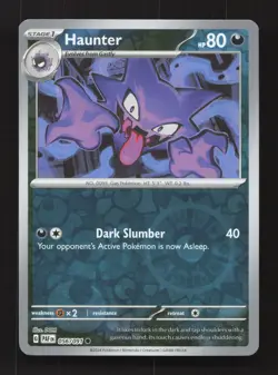 Haunter 056/091 Common Paldean Fates Pokemon Reverse Holo Lightly Played - Image 1
