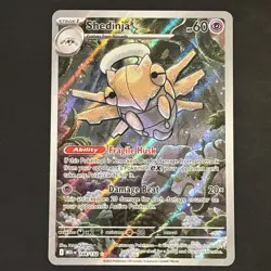 Shedinja 144/132 Illustration Rare Mega Evolution Pokemon Near Mint - Image 1