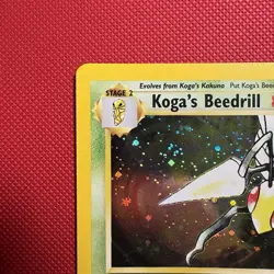 Pokemon Vintage Koga's Beedrill 9/132 Gym Challenge Unlimited Holo Rare Wotc - Image 2