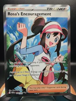 Pokemon Rosa's Encouragement 114/088 Pokemon Tcg Full Art NM - Image 1