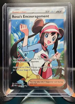 Pokemon Rosa's Encouragement 114/088 Pokemon Tcg Full Art NM - Image 3