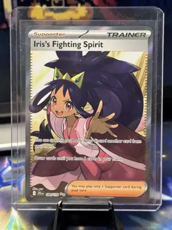 Pokemon TCG Iris's Fighting Spirit Ultra Rare Holo 180/159 Journey Together - Image 1