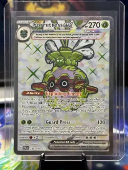 Forretress ex 230/193 SV02: Paldea Evolved Ultra Rare Pokemon TCG Full Art - Image 1