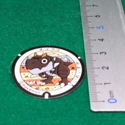Tyrunt Pokemon Manhole Type Seal Sticker Nintendo Gamefreak Japanese F/S - Image 2