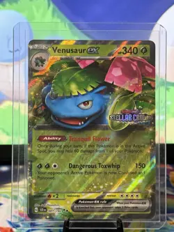 Venusaur EX Stellar Crown Stamped Promo 001/142 Pokemon TCG - Image 1