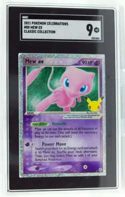 Pokemon Sword & Shield Celebrations Classic Collection #88 Mew ex SGC 9 - Image 2