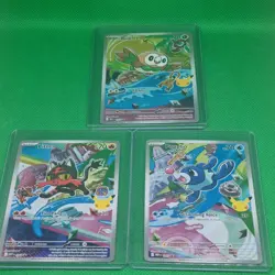 Pokemon TCG First Partner Illustration Collection Promos 43-45 Gen 7 Alola NMint - Image 1