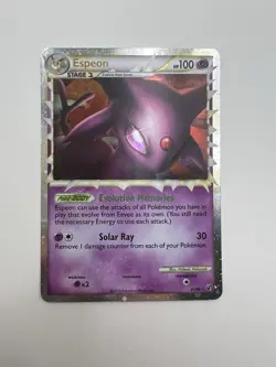 Pokemon TCG Espeon Prime Ultra Rare Holo 81/90 Undaunted Stage 1 100 HP - Image 1