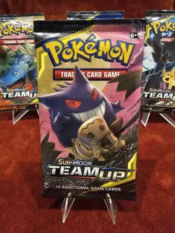 Team Up Booster Pack Art Set 4 Pack | Sealed | NM | Pokemon - Image 5