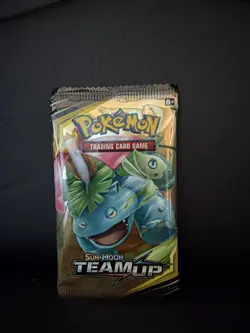Pokemon TCG Sun & Moon Team Up Booster Pack Sealed - Image 1