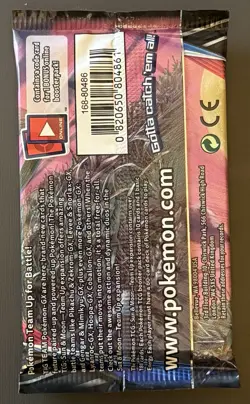 Pokemon Sun & Moon Team Up Booster Pack Sealed Gengar Mimikyu Art [Box Fresh] - Image 2
