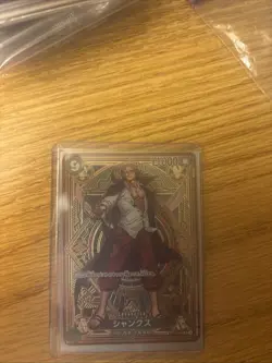 ONE PIECE Card Shanks SP Alt Art ST16-004 SR A Fist of Divine Speed Japanese - Image 1