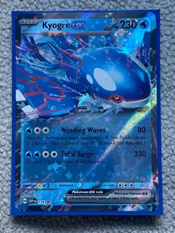 Pokemon TCG Scarlet & Violet Promo KYOGRE EX 178 Holo Rare - Image 1