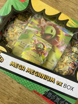 Pokemon TCG: Mega Evolution Ascended Heroes - Mega Meganium Ex Box - Image 3