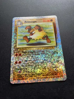 Primeape 59/110 Legendary Collection Reverse Holo Rare Pokemon Card Nintendo - Image 2