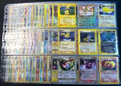 Lot of 135 ALL HOLO Vintage Pokemon Card Binder Collection - Image 1
