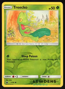 Treecko - 7/168 - Reverse Holo Common - Celestial Storm - Pokemon Card - Image 1
