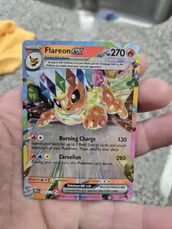 Pokemon TCG Flareon EX 14/131 Prismatic Evolutions Card NM/MINT (pack fresh) - Image 1