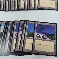 Lot of 81 Magic The Gathering MTG - Ice Age - Plains Land Cards with Box NM/M - Image 5