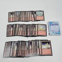 Lot of 71 Magic The Gathering MTG - Ice Age - Mountain Land Cards with Box NM/M - Image 1