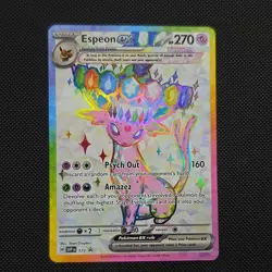 Pokemon Espeon EX Promo Holo Card SVP175 Scarlet & Violet 270 HP Moon Mirage - Image 1