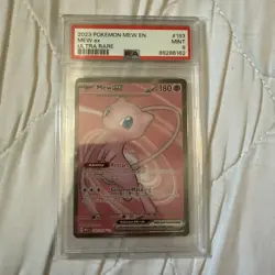 Pokemon Card - Mew Ex 193/165 Full Art Ultra Rare Scarlet & Violet 151 - PSA 9 - Image 1