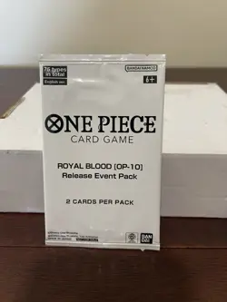 One Piece Card Game Royal Blood OP-10 Release Event Pack English NEW/SEALED - Image 1