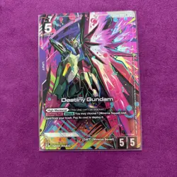 Gundam Card Game GD04-050 Destiny Gundam LR+ - Image 1