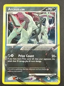 Arceus AR1 Platinum Arceus Holo Rare Pokemon Card LP - Image 1