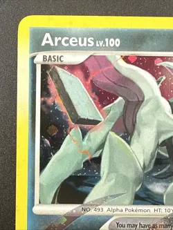 Arceus AR1 Platinum Arceus Holo Rare Pokemon Card LP - Image 2