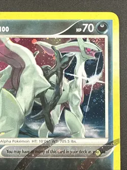 Arceus AR1 Platinum Arceus Holo Rare Pokemon Card LP - Image 3