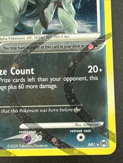 Arceus AR1 Platinum Arceus Holo Rare Pokemon Card LP - Image 4