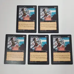 Lot of 5 Withering Boon Mirage 1996 Magic The Gathering MTG Cards NM Free Ship - Image 1