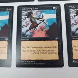 Lot of 5 Withering Boon Mirage 1996 Magic The Gathering MTG Cards NM Free Ship - Image 5