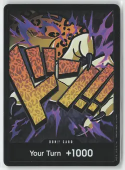 DON!! Card (Rob Lucci) PRB-01 Premium Booster The Best DON!! Foil NM - Image 1