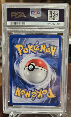 Pokemon TCG Azumarill Neo Genesis Holo Card 2/111 Unlimited Rare Swirl PSA 7 - Image 2